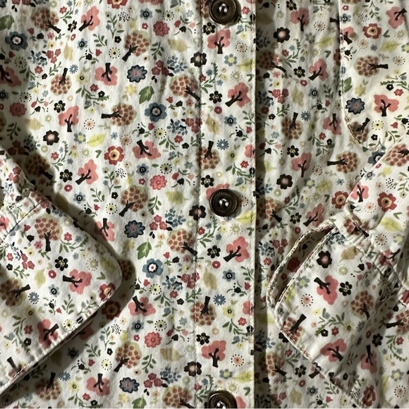 Alfred Dunner women's size 10 button down floral shirt, 3/4 sleeve - Picture 4 of 5